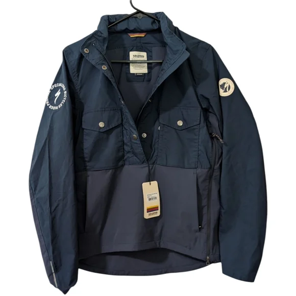 Fjallraven x Specialized Raven Anorak Women's Medium - Navy NWT - Picture 2 of 16